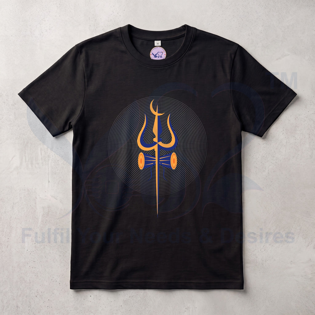 Pure Cotton Bio-wash  T-Shirt_"Trishul"