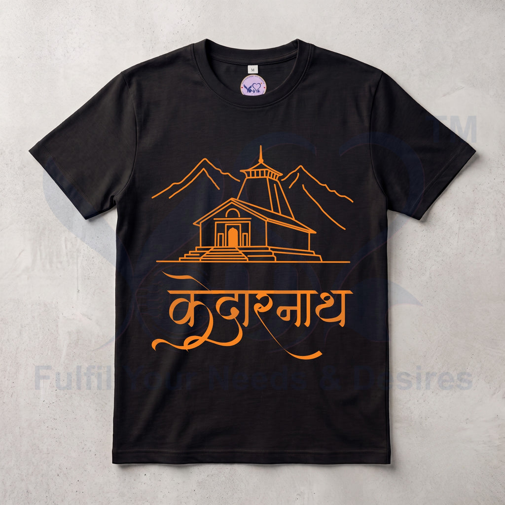Pure Cotton Bio-wash  T-Shirt_"Kedarnath"
