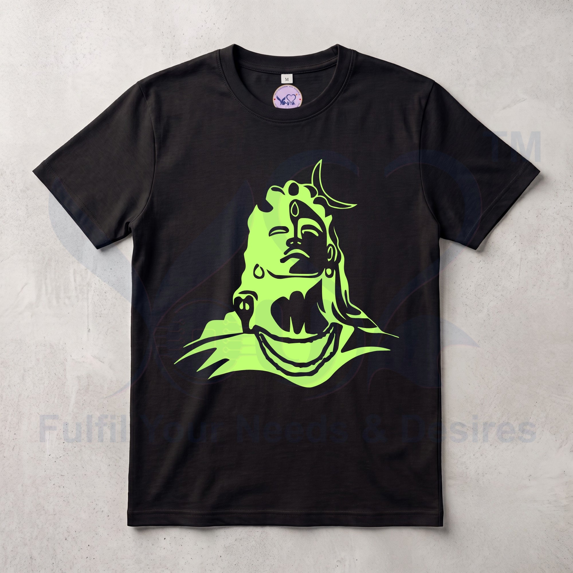 Pure Cotton Bio-wash  T-Shirt_"G Mahadev"