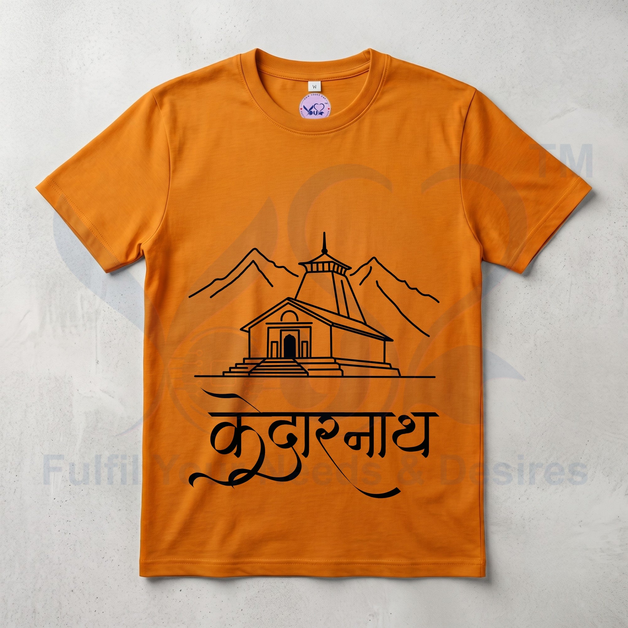 Pure Cotton Bio-wash T-Shirt_"Kedernath"