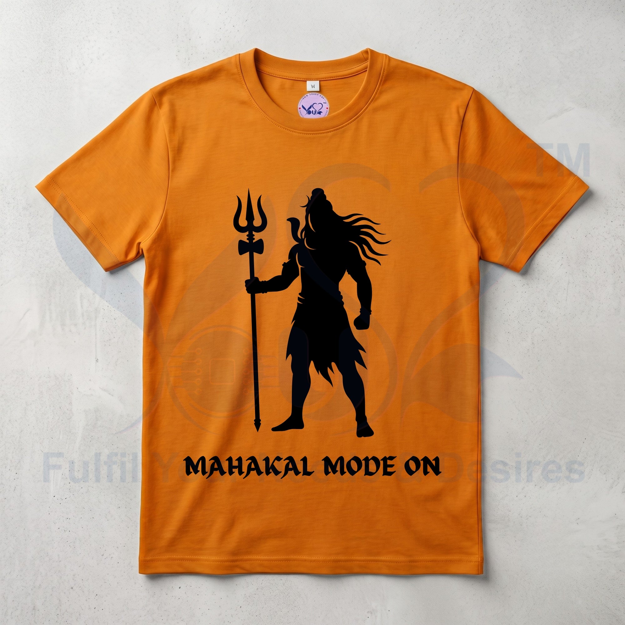 Pure Cotton Bio-wash T-Shirt_"Mahakal mode on"