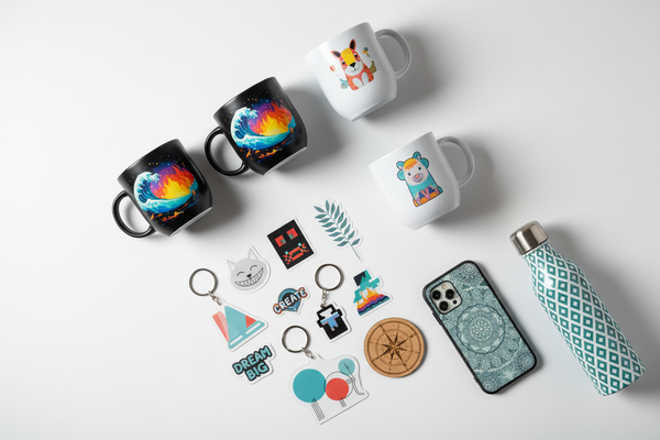 Mugs, Keychains & UV Print