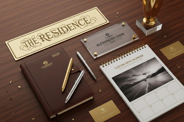 Nameplates, Trophies & Diaries